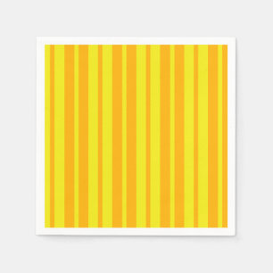 Servilleta De Papel Diseño de patrón de rayas elegantes amarillas