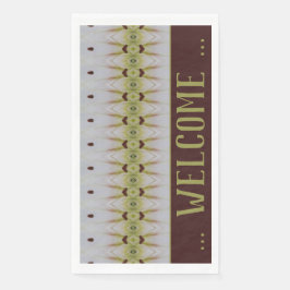 Servilleta De Papel Diseño De Patrones Con Lime Green