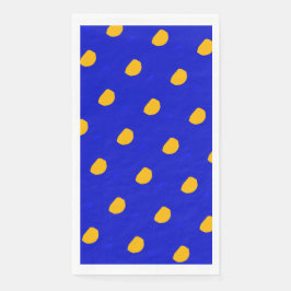 Servilleta De Papel Diseño de puntos de polka saturados Papel