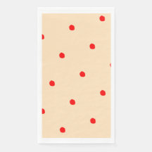 Diseño de puntos de polka saturados Papel