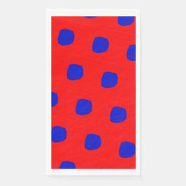 Servilleta De Papel Diseño de puntos de polka saturados Papel