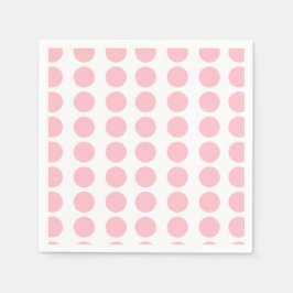 Servilleta De Papel Diseño de puntos rosados de polka