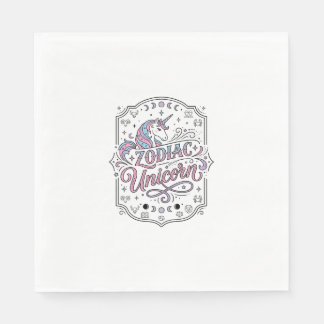 Servilleta De Papel Diseño de regalo Unicornio Zodiaco Unicornio Jugue