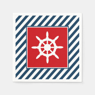 Servilleta De Papel Diseño de temática náutica