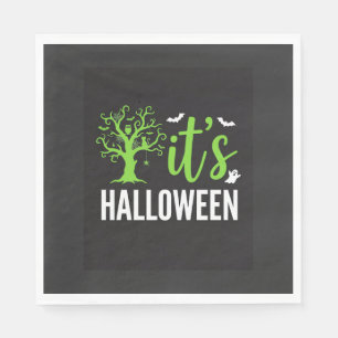 Servilleta De Papel Diseño de vector de murciélagos de árbol espeluzna