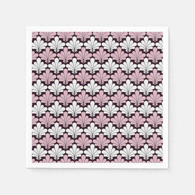 Servilleta De Papel Diseño decorativo Art Nouveau (Anverso)