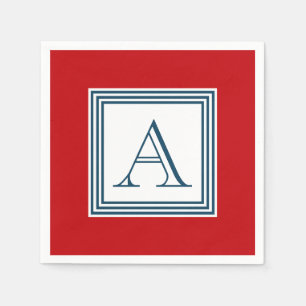 Servilleta De Papel Diseño del monograma