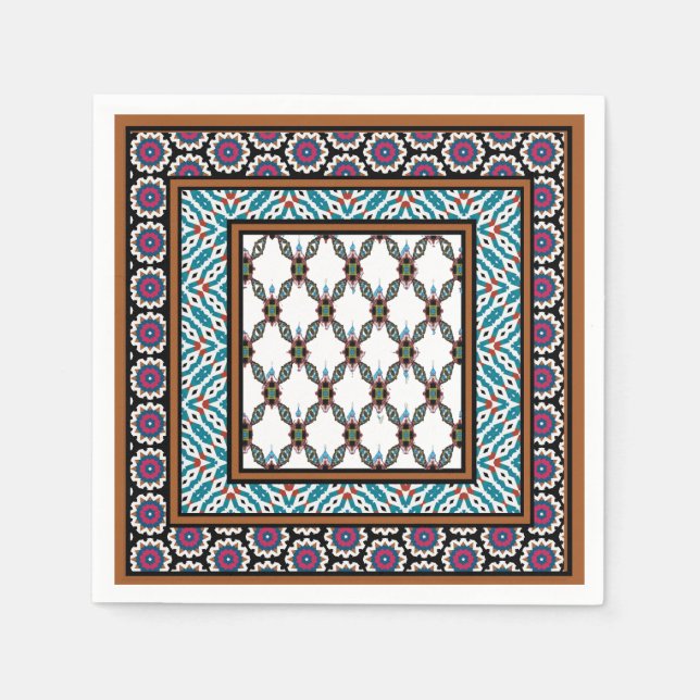 Servilleta De Papel Diseño del Orgullo Mexicano 2 (Anverso)