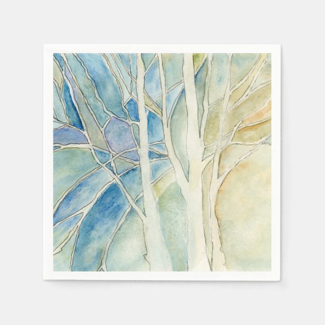 Servilleta De Papel Diseño del solsticio en servilletas Fiestas (Anverso)