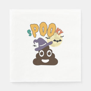 Servilleta De Papel Diseño divertido de baño con humor de Halloween es