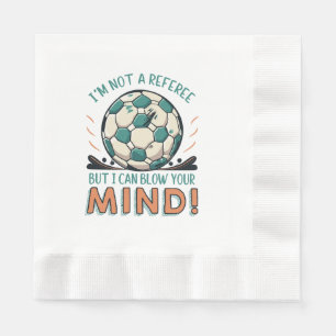 Servilleta De Papel Diseño Divertido de Fútbol