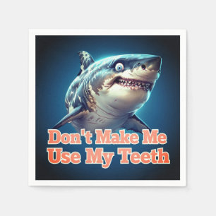 Servilleta De Papel Diseño divertido de tiburones, perfecto para cada