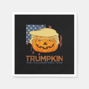 Servilleta De Papel Diseño divertido de Trumpkin Halloween