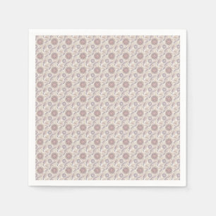 Servilleta De Papel Diseño Espiritual de Mandala Floral Boho