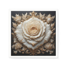 Diseño floral botánico romántico con rosa blanca
