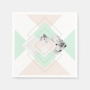 Servilleta De Papel Diseño geométrico del estilo moderno