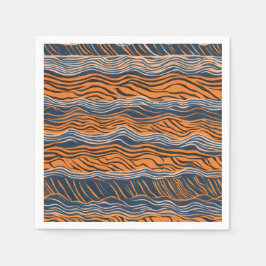 Servilleta De Papel Diseño inspirado en la piel de tigres