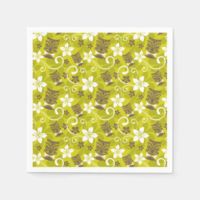 SERVILLETA DE PAPEL DISEÑO LUAU TIKI (Anverso)