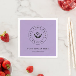 Servilleta De Papel Diseño minimalista de branding corporativo en serv