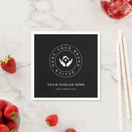 Servilleta De Papel Diseño minimalista de branding corporativo en serv