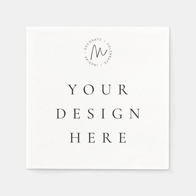 Servilleta De Papel Diseño personalizado de impresión de Napkin (Anverso)