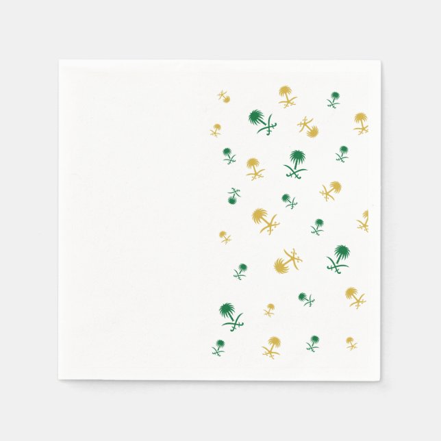 Servilleta De Papel diseño saudita (Anverso)