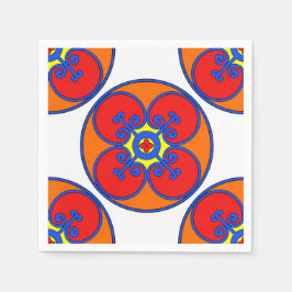 Servilleta De Papel Diseño Sicilia-Mediterráneo