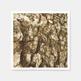 Servilleta De Papel Diseño Texturizado Natural de Corteza de Árbol II