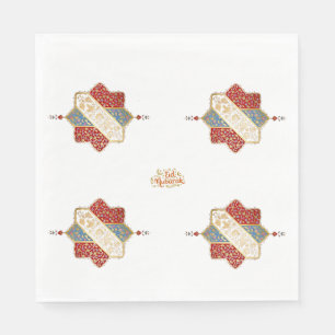 Servilleta De Papel Diseño turco elegante Eid Mubarak