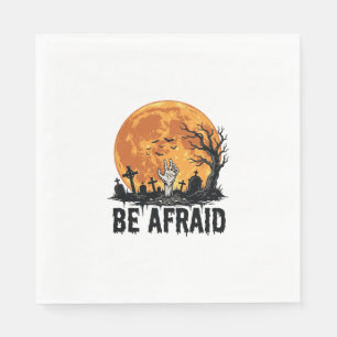 Servilleta De Papel Diseño vectorial de cementerio de Halloween vintag