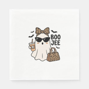 Servilleta De Papel Diseño Vectorial de Fantasma Boo Jee de Halloween 