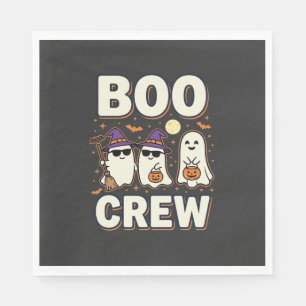 Servilleta De Papel Diseño vectorial de fantasmas de Halloween de Boo 