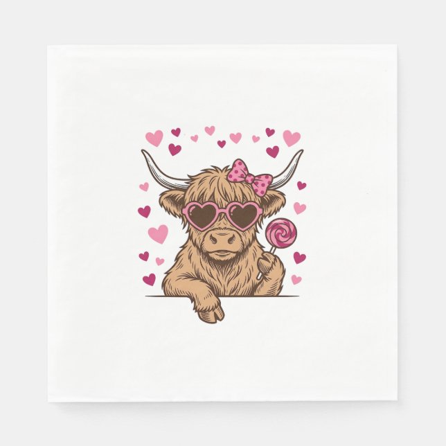 Servilleta De Papel Diseño Vectorial de Gafas de Sol de San Valentín d (Anverso)