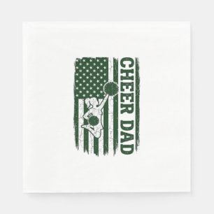 Servilleta De Papel Diseño vectorial vintage de bandera americana de C