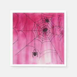 Servilleta De Papel Diseño web Spidery en servilletas de papel