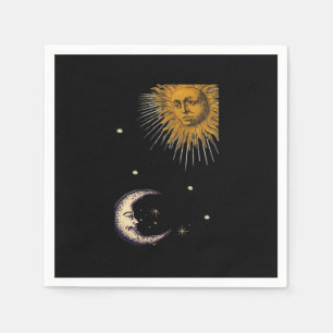 Servilleta De Papel Diseño Whimsigoth de Sun y Moon 90