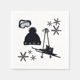 Servilleta De Papel Diseños de nieve de diferentes ítems