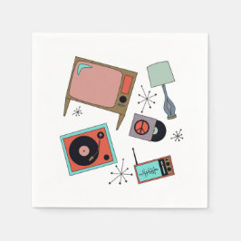 Servilleta De Papel Diseños retro