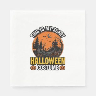 Servilleta De Papel Disfraz de Halloween Antiguo de Terror
