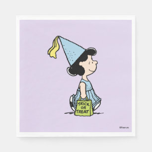 Servilleta De Papel Disfraz de Halloween de Lucy Princesa de Peanuts