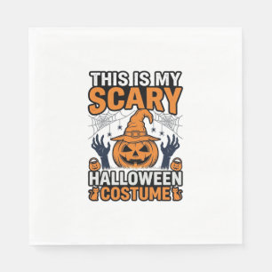 Servilleta De Papel Disfraz de Halloween Disfraz de Bruja de Calabaza 