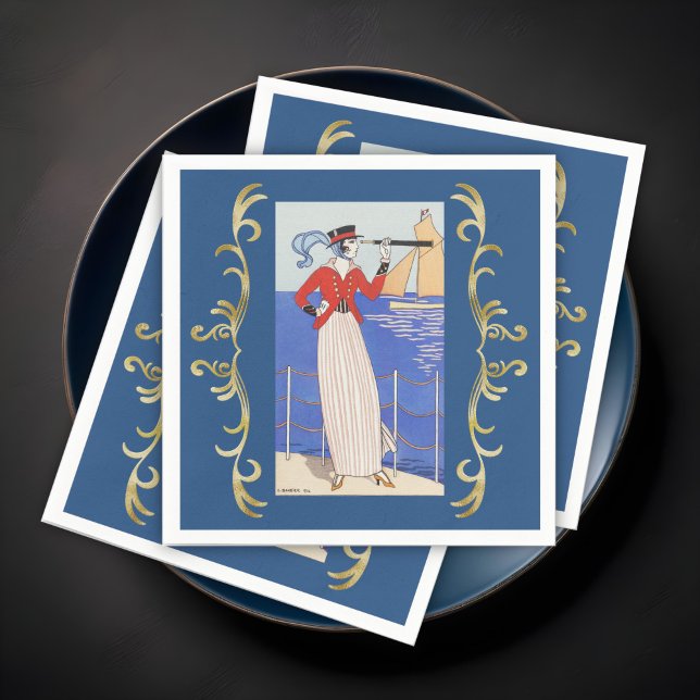 Servilleta De Papel Disfraz de yate por la Plaza George Barbier (Subido por el creador)