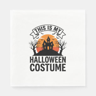 Servilleta De Papel Disfraz divertido de Halloween Casa embrujada Cami
