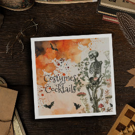 Servilleta De Papel Disfraz y cóctel de la selva de Halloween