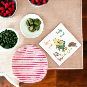 Servilleta De Papel Disfrute de su deliciosa comida