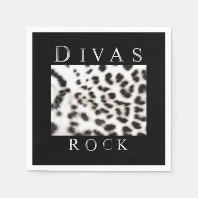 SERVILLETA DE PAPEL DIVAS ROCK (Anverso)