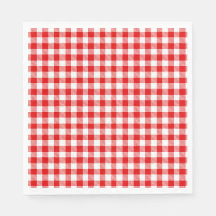 Servilleta De Papel Diversión de Fiesta rojo clásico rojo con bufón
