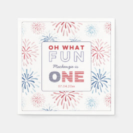 Servilleta De Papel Diversión de Firecracker para ser un Fiesta de cum