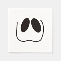 Diversión, miedo, rostro fantasma para Halloween