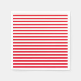 Servilleta De Papel Diversión Roja Blanca y Azul Celebración Patriótic